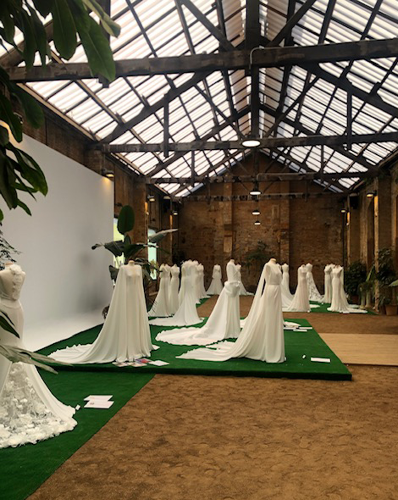 Salons Robes de mariée Blanc Poudré