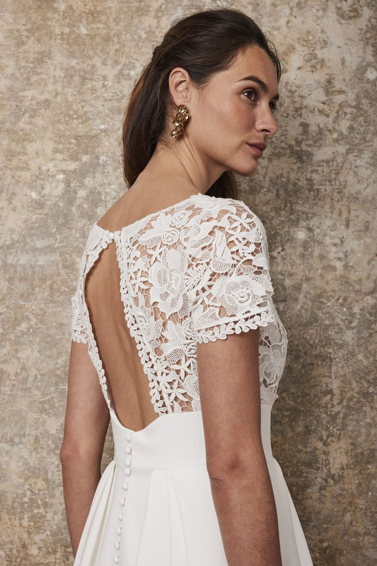 Robe Dormelle Angeola Biarritz Blanc Poudré